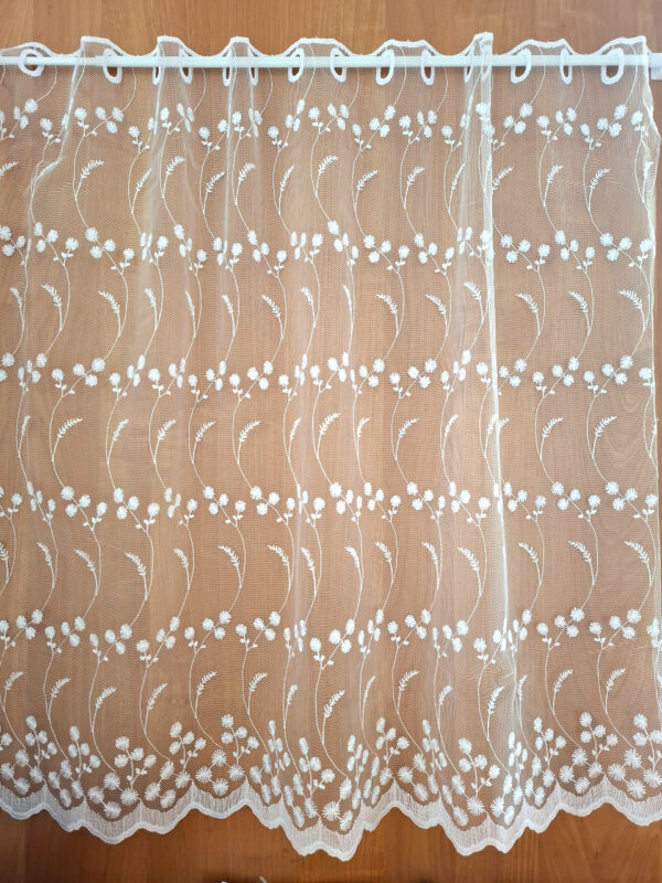 Firana zazdrostka biała wys.80 cm. nr.3